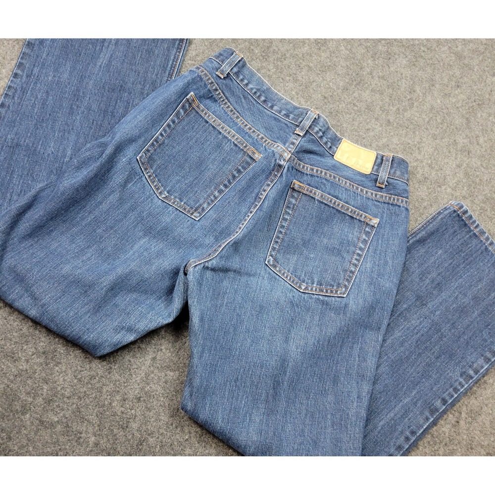 JCrew Jeans Womens 10/30 Blue Denim Medium Wash Comfort Straight Leg Button Fly